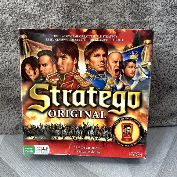 Stratego Original Board Game Royal Jumbo Patch Battlefield Strategy - Picture 1 of 6